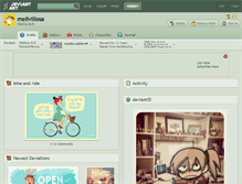 Tablet Screenshot of melivillosa.deviantart.com