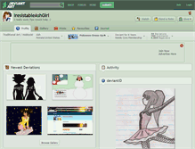 Tablet Screenshot of iresistableashgirl.deviantart.com