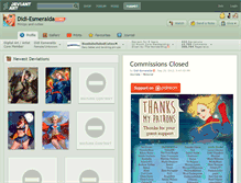 Tablet Screenshot of didi-esmeralda.deviantart.com