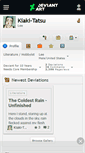 Mobile Screenshot of kiaki-tatsu.deviantart.com