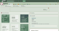 Desktop Screenshot of mysticlove.deviantart.com