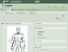 Tablet Screenshot of cmdrgabee.deviantart.com