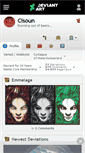 Mobile Screenshot of cisoun.deviantart.com