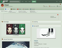 Tablet Screenshot of cisoun.deviantart.com