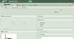 Desktop Screenshot of drakcorian.deviantart.com