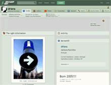 Tablet Screenshot of driana.deviantart.com