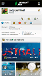 Mobile Screenshot of ladyluminal.deviantart.com