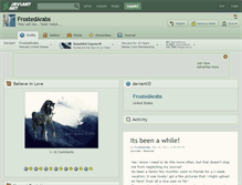 Tablet Screenshot of frostedarabs.deviantart.com