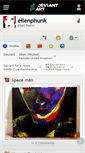 Mobile Screenshot of ellenphunk.deviantart.com