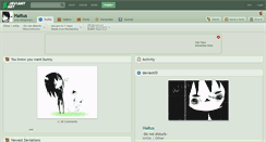 Desktop Screenshot of haitus.deviantart.com