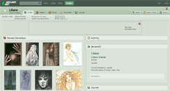 Desktop Screenshot of liliane.deviantart.com