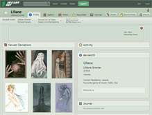 Tablet Screenshot of liliane.deviantart.com