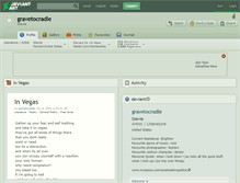 Tablet Screenshot of gravetocradle.deviantart.com