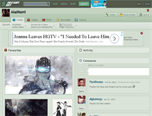 Tablet Screenshot of akainami.deviantart.com