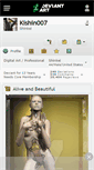 Mobile Screenshot of kishin007.deviantart.com