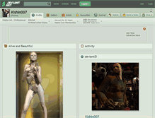 Tablet Screenshot of kishin007.deviantart.com
