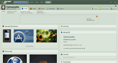 Desktop Screenshot of clemsounette.deviantart.com