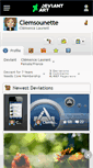 Mobile Screenshot of clemsounette.deviantart.com