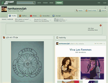 Tablet Screenshot of kamikazesouljah.deviantart.com