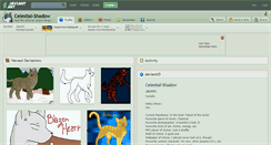 Desktop Screenshot of celestial-shadow.deviantart.com