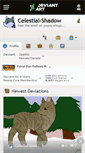 Mobile Screenshot of celestial-shadow.deviantart.com