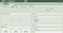 Desktop Screenshot of cyantology.deviantart.com