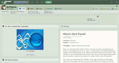 Desktop Screenshot of darkflames.deviantart.com