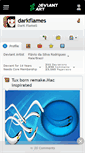 Mobile Screenshot of darkflames.deviantart.com