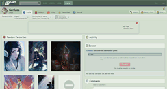 Desktop Screenshot of geniuos.deviantart.com
