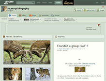 Tablet Screenshot of moem-photography.deviantart.com
