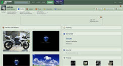Desktop Screenshot of m0tzki.deviantart.com