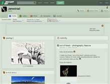 Tablet Screenshot of jamest4all.deviantart.com