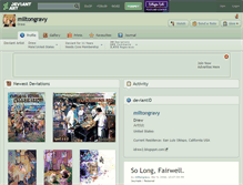 Tablet Screenshot of miltongravy.deviantart.com