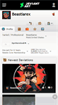 Mobile Screenshot of beastiarex.deviantart.com