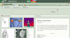 Desktop Screenshot of heartless-prince.deviantart.com