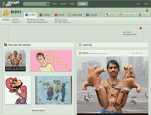 Tablet Screenshot of drsvh.deviantart.com