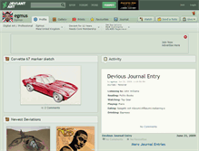 Tablet Screenshot of egmus.deviantart.com