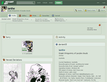 Tablet Screenshot of ianthe.deviantart.com