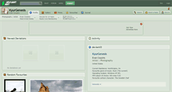 Desktop Screenshot of kyurgenesis.deviantart.com