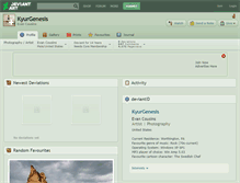 Tablet Screenshot of kyurgenesis.deviantart.com