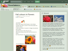 Tablet Screenshot of flowerstalkers.deviantart.com