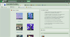 Desktop Screenshot of luna-nobis-providet.deviantart.com