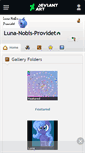 Mobile Screenshot of luna-nobis-providet.deviantart.com