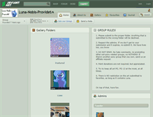 Tablet Screenshot of luna-nobis-providet.deviantart.com
