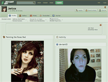 Tablet Screenshot of jaelysa.deviantart.com