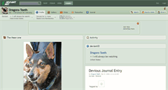 Desktop Screenshot of dragons-teeth.deviantart.com