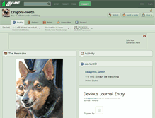 Tablet Screenshot of dragons-teeth.deviantart.com