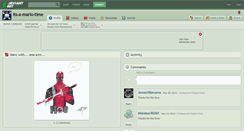 Desktop Screenshot of its-a-mario-time.deviantart.com