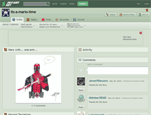 Tablet Screenshot of its-a-mario-time.deviantart.com