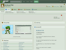 Tablet Screenshot of k-i-k-a-i-t-o.deviantart.com